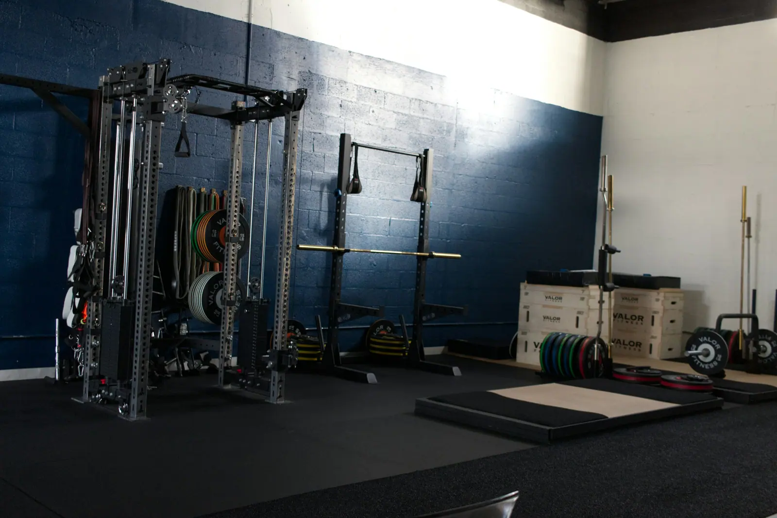 Entrenamiento en la sala de RAYO